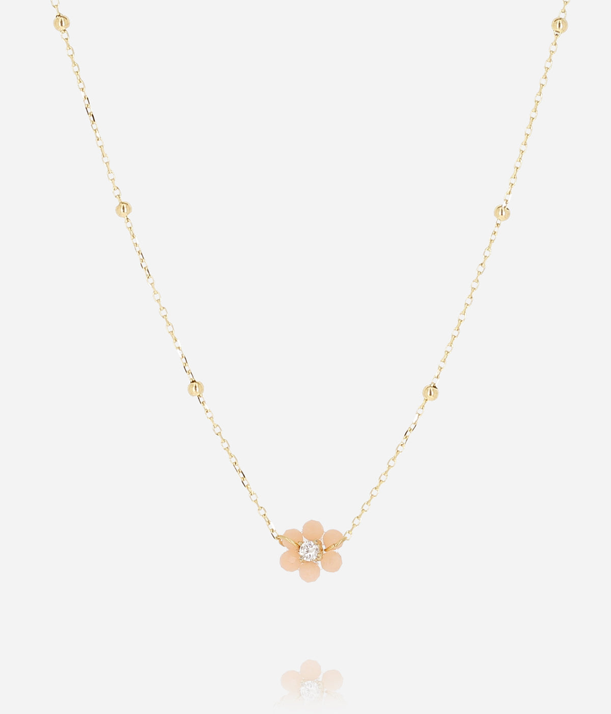 Collier Petalo (Acier doré)
