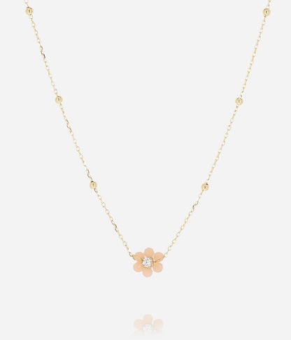 Collier Petalo (Acier doré)
