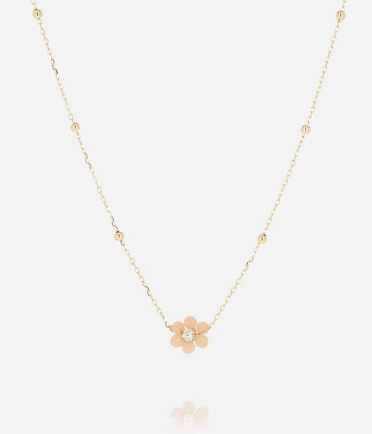 Collier Petalo (Acier doré)