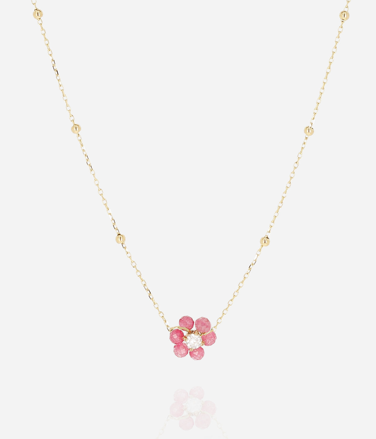 Collier Petalo (Acier doré)