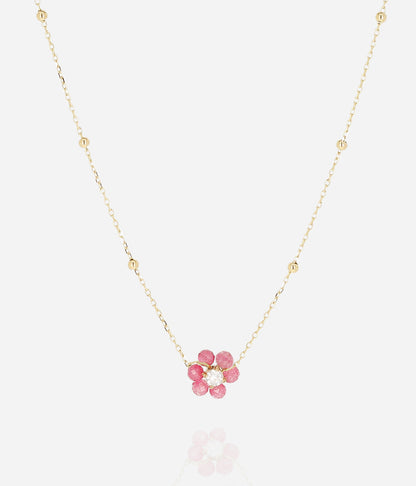 Collier Petalo (Acier doré)