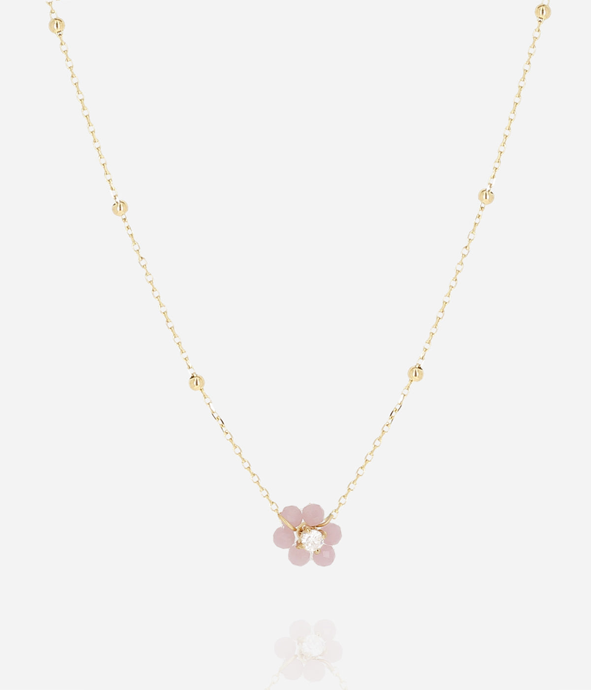 Collier Petalo (Acier doré)