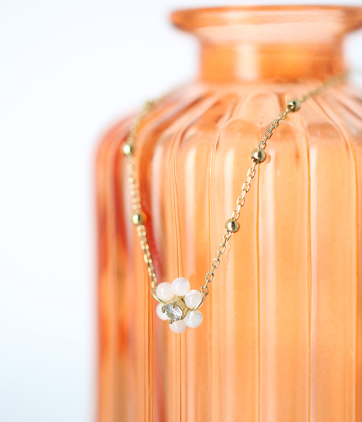 Collier Petalo (Acier doré)
