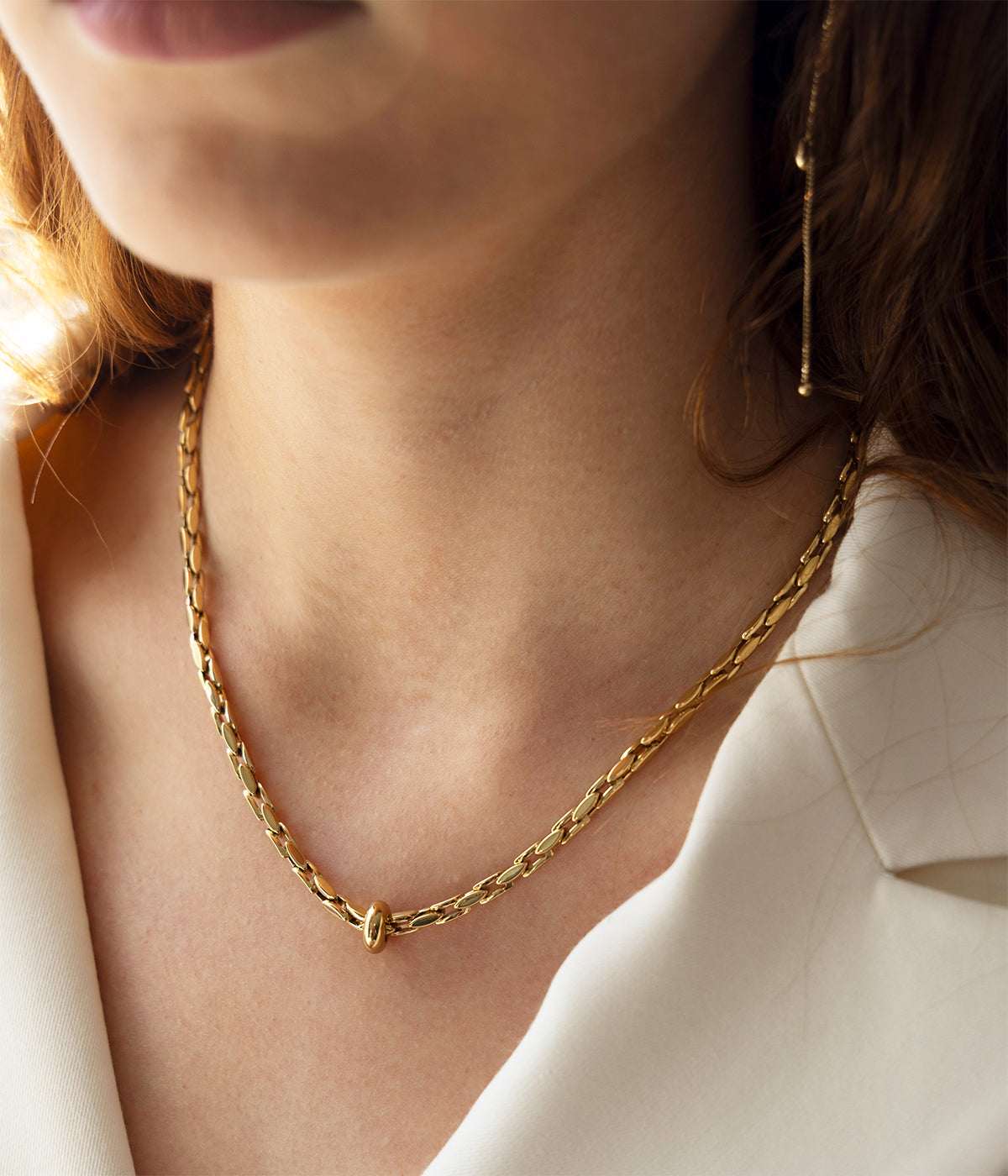 Collier Lottie (Acier doré)