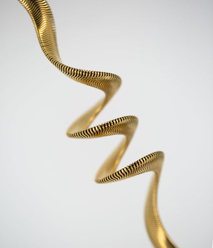 Collier Warren (Acier doré)