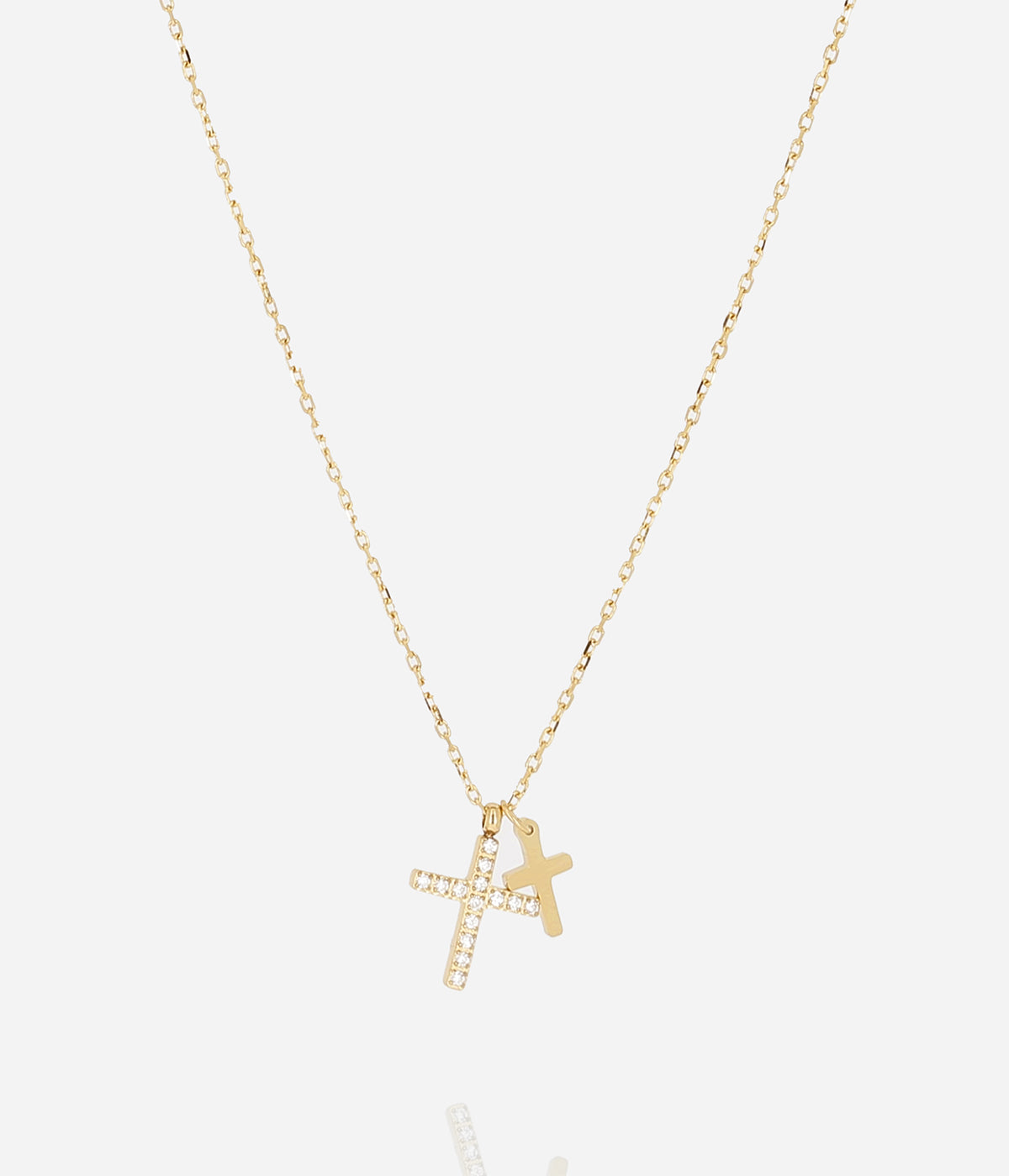 Collier Quarto (Acier doré)