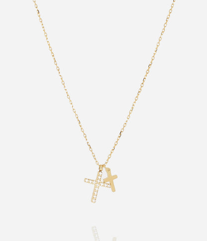 Collier Quarto (Acier doré)
