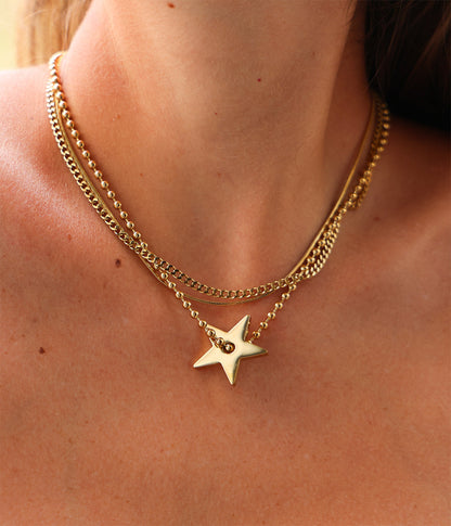 Collier Ibara (Acier doré)