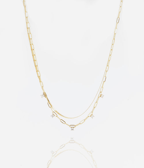 Collier Ouzo (Acier doré)