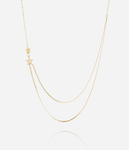 Collier Anaxes (Acier doré)