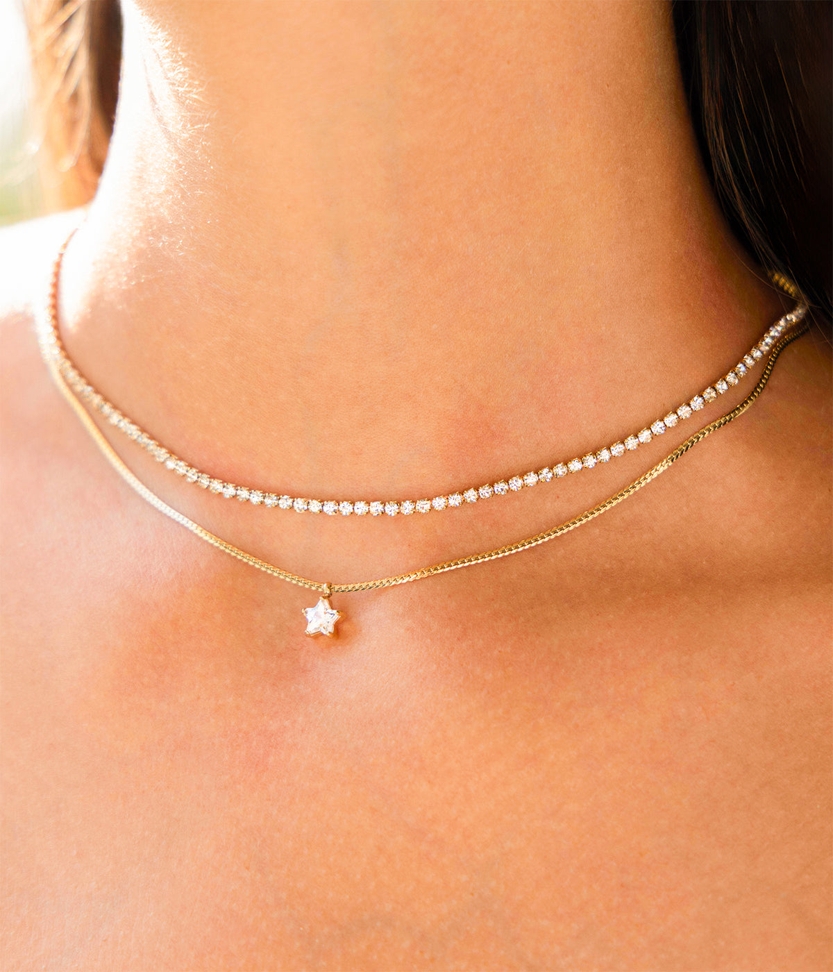 Collier Algara (Acier doré)