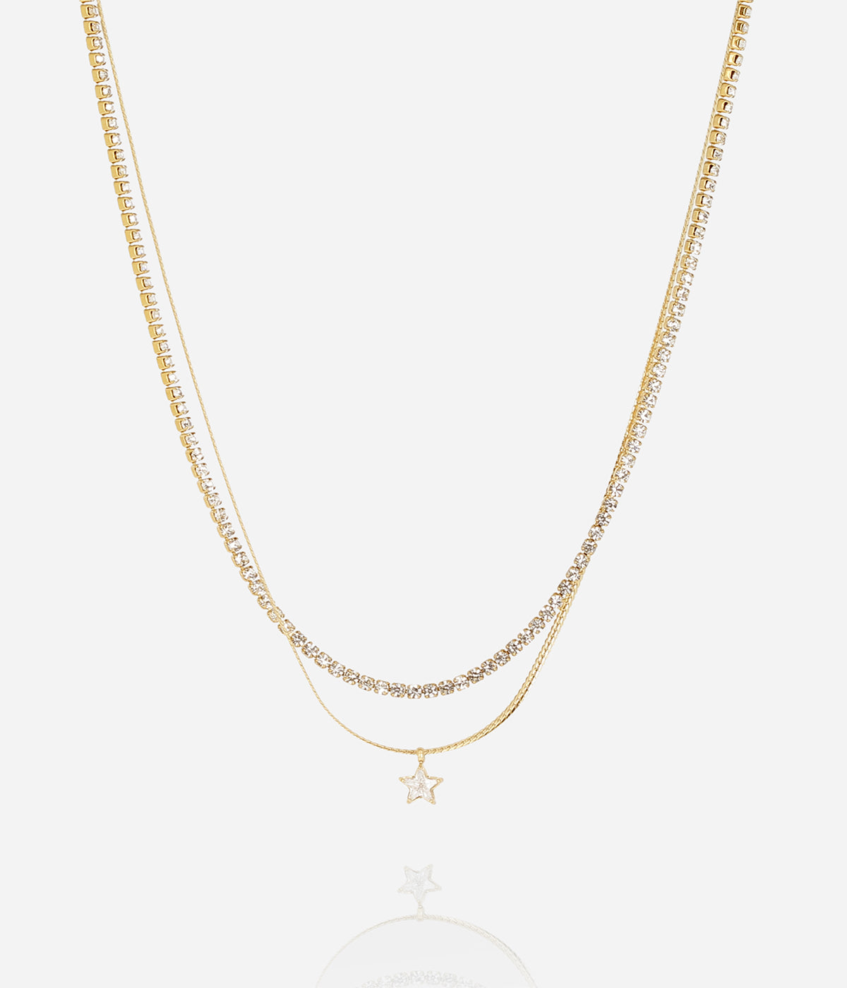 Collier Algara (Acier doré)