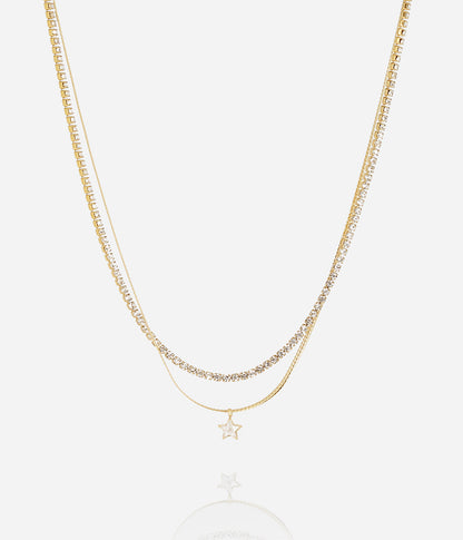 Collier Algara (Acier doré)