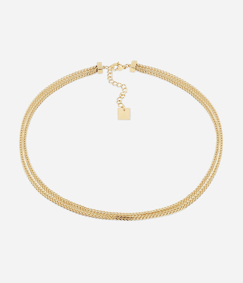 Collier Doble (Acier doré)