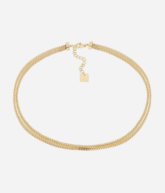 Collier Doble (Acier doré)