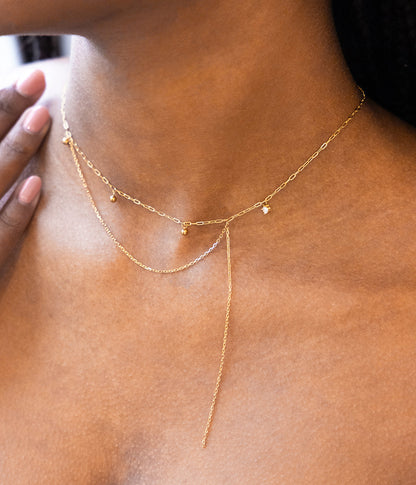 Collier Icilo (Acier doré)