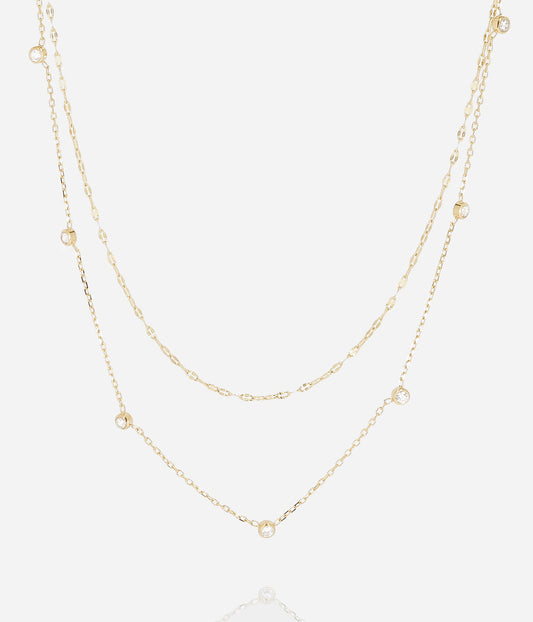 Collier Tazio (Acier doré)