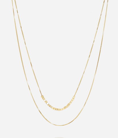 Collier Orfeo (Acier doré)