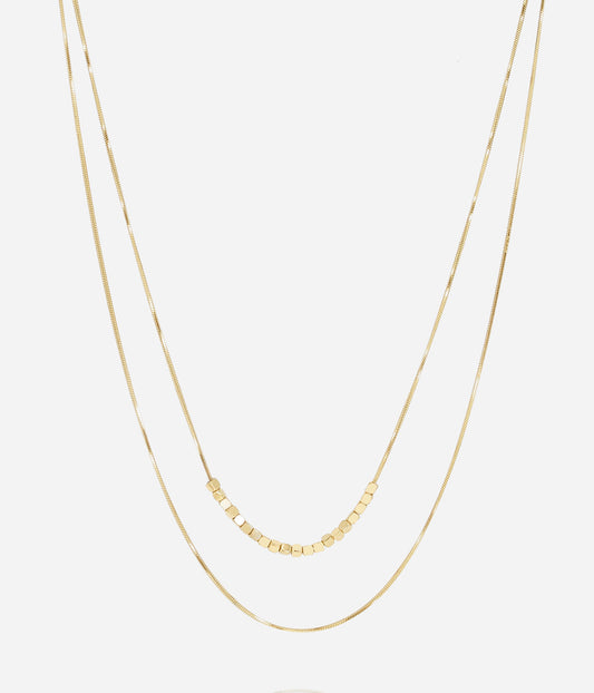 Collier Orfeo (Acier doré)