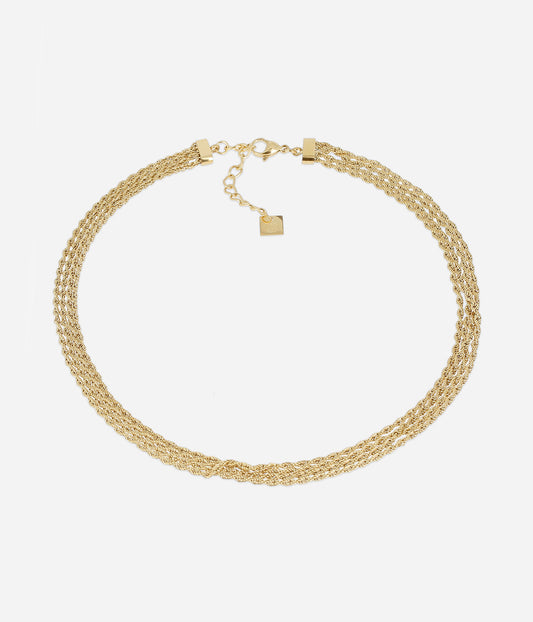 Collier Regina (Acier doré)