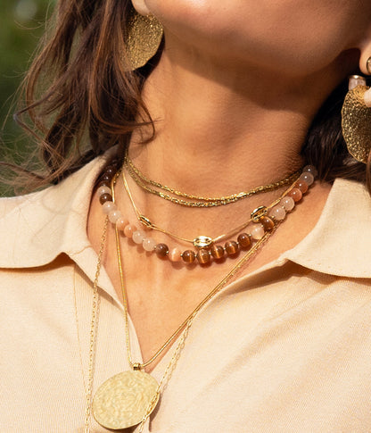 Collier Ottavia (Acier doré)