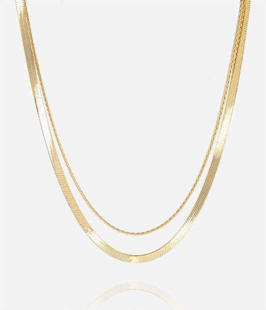 Collier Valeria (Acier doré)