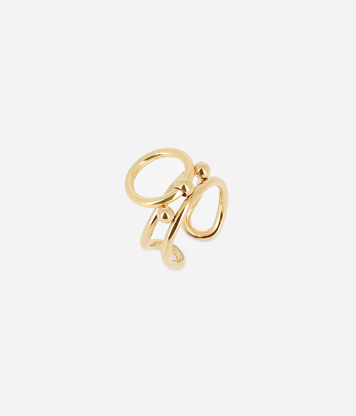 Bague Aglae (Acier doré)