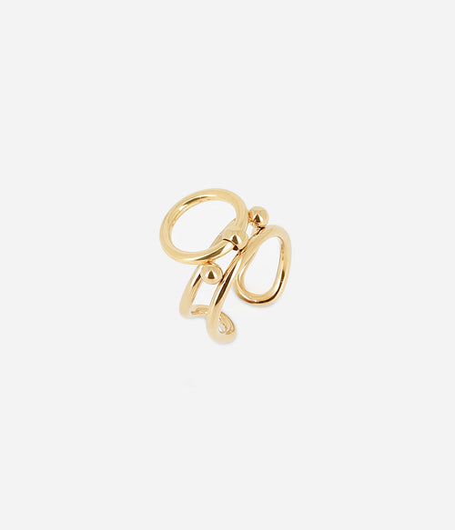 Bague Aglae (Acier doré)