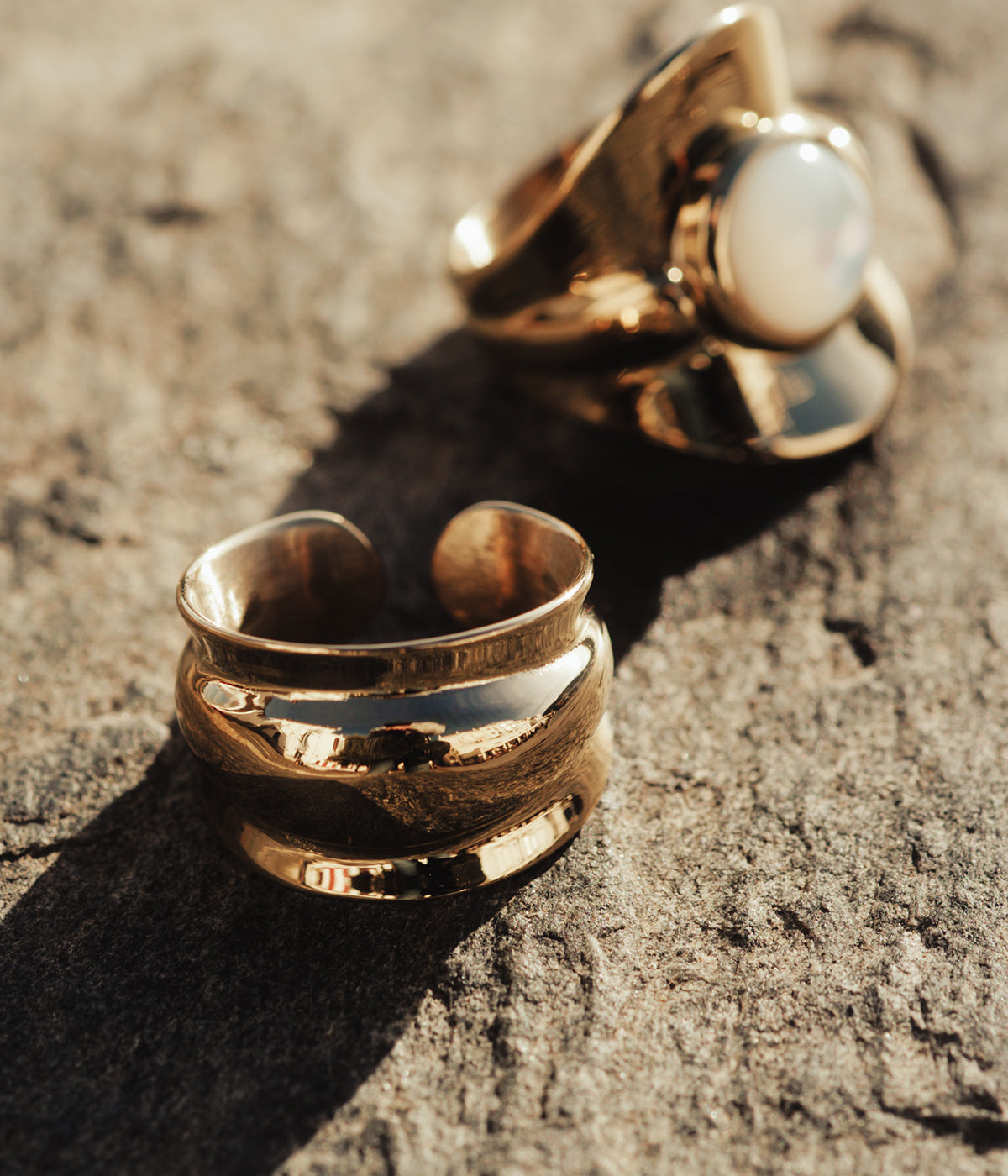 Bague Melissa (Acier doré)