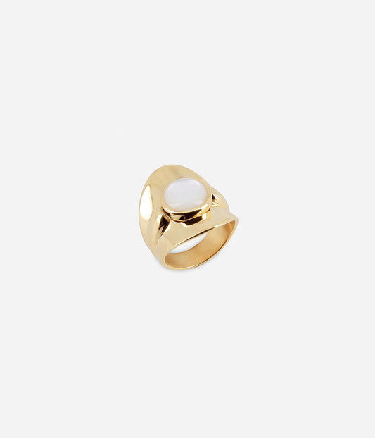 Bague Galdi (Acier doré)