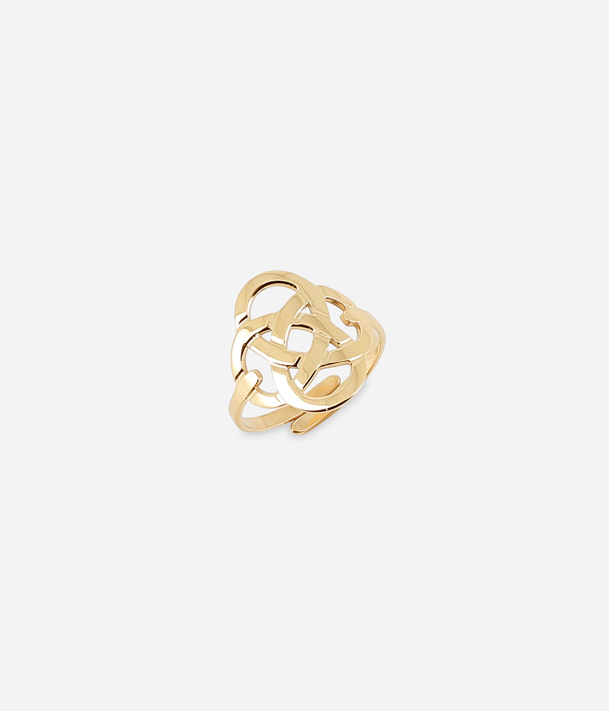 Bague Infini (Acier doré)