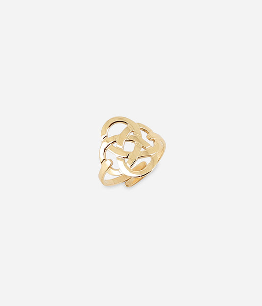 Bague Infini (Acier doré)