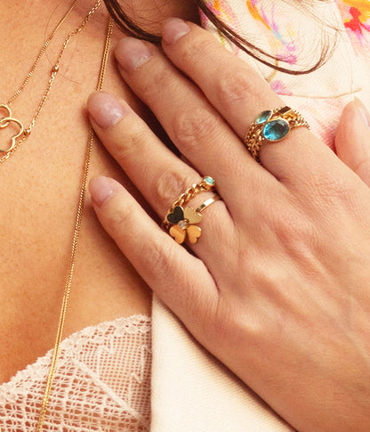 Bague Giorgio (Acier doré)