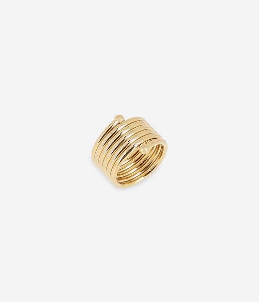Bague Ania (Acier doré)