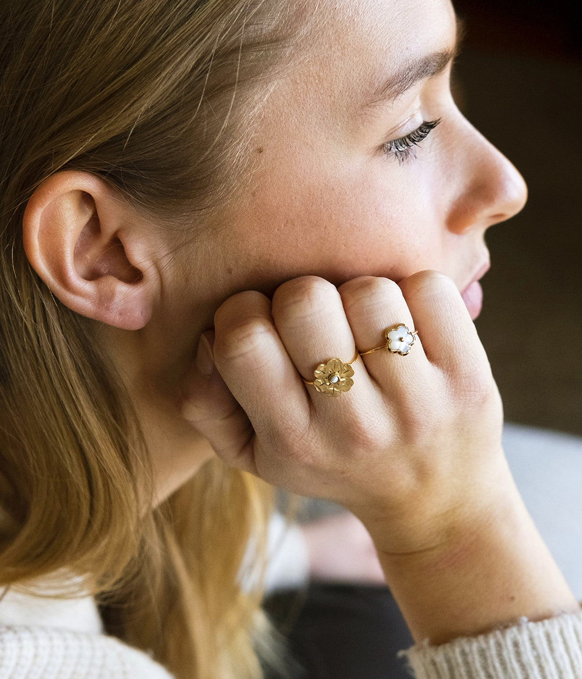 Bague Kika (Acier doré)