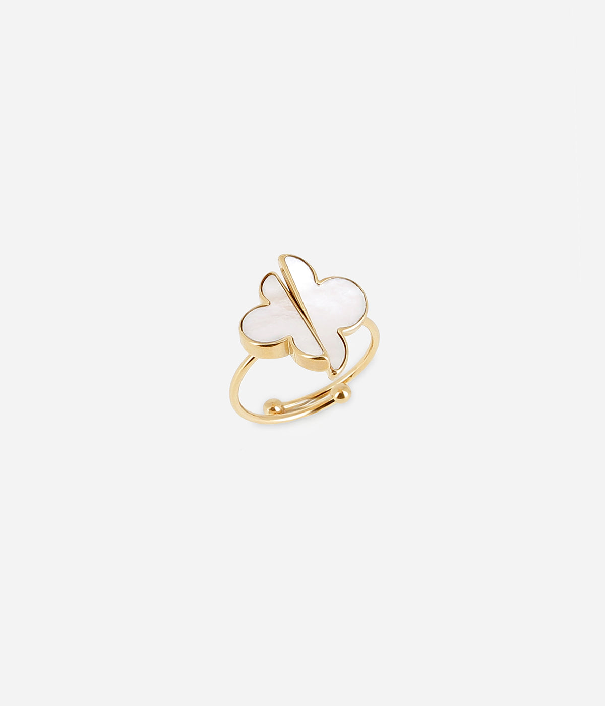 Bague Azzo (Acier doré)