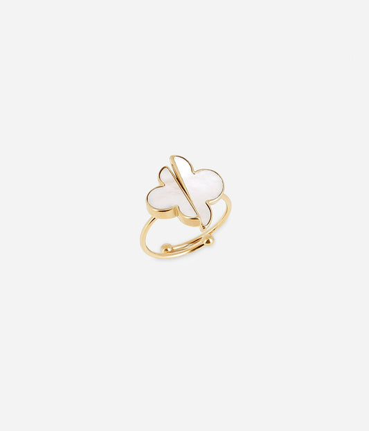 Bague Azzo (Acier doré)