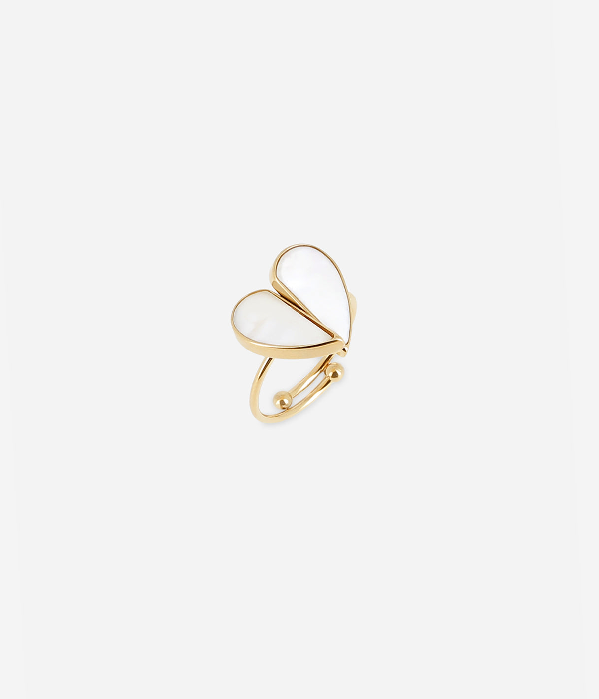 Bague Basilio (Acier doré)