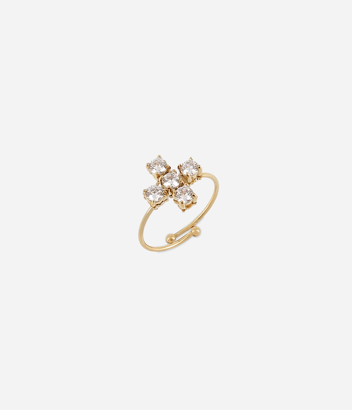Bague Conti (Acier doré)