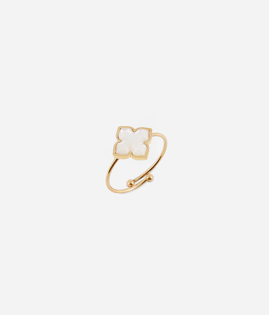 Bague Racine (Acier doré)