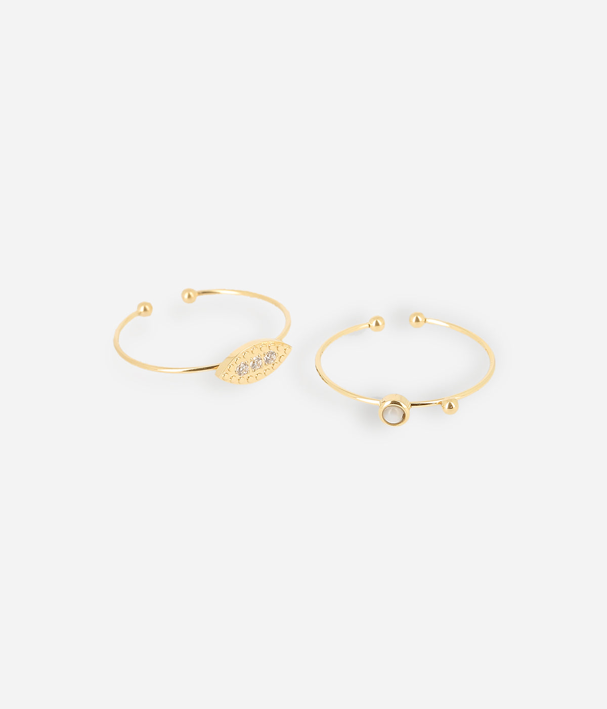 Bague Posy (Acier doré)