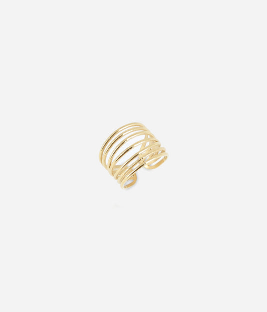 Bague Gio (Acier doré)