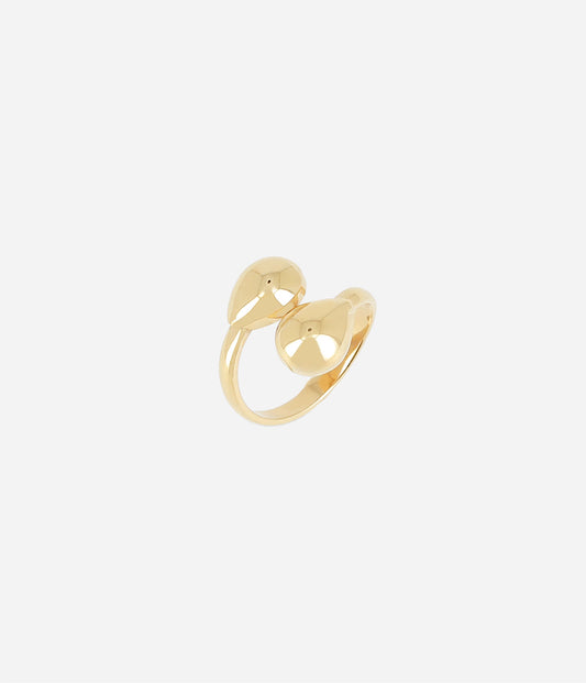 Bague Teru (Acier doré)