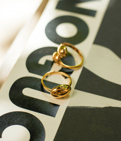 Bague Ilioss (Acier doré)