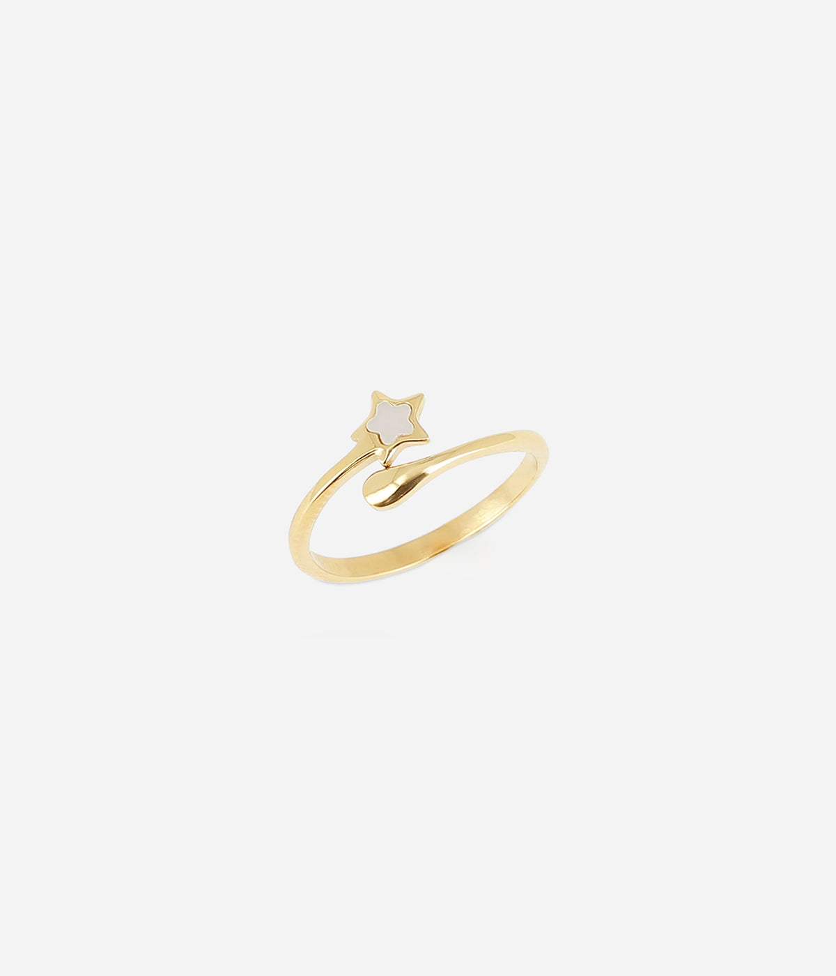 Bague Polaris (Acier doré)
