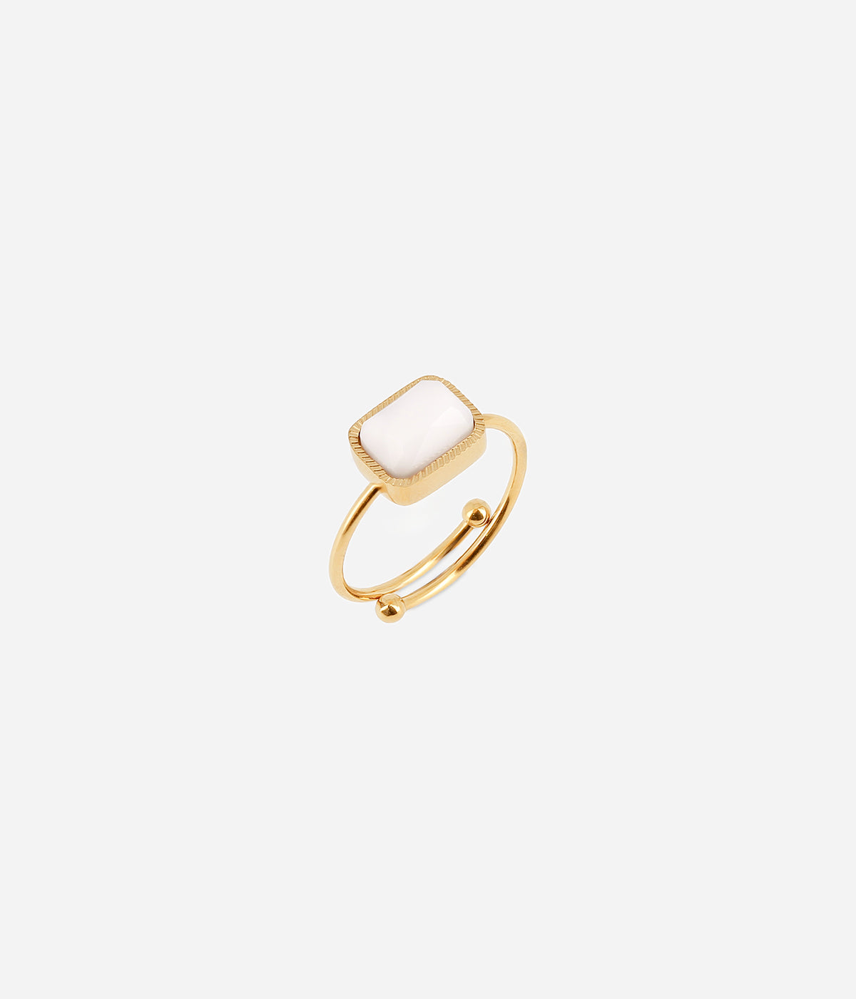 Bague Véra (Acier doré)