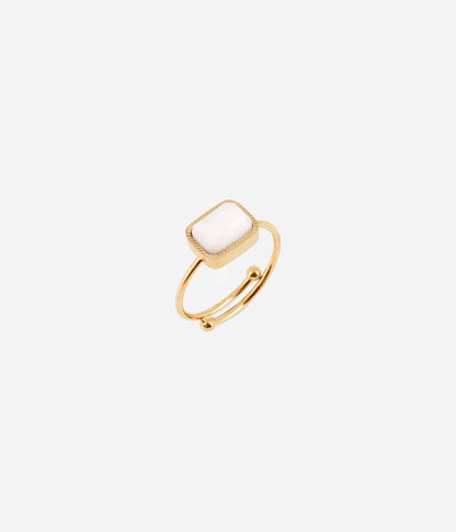 Bague Véra (Acier doré)