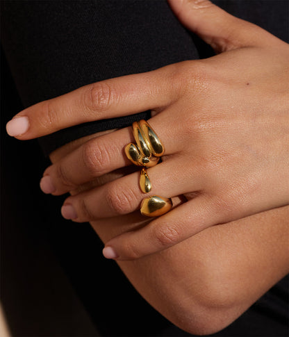 Bague Alastor (Acier doré)