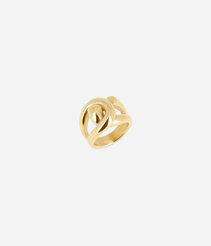 Bague Cera (Acier doré)