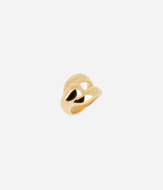 Bague Rubeus (Acier doré)